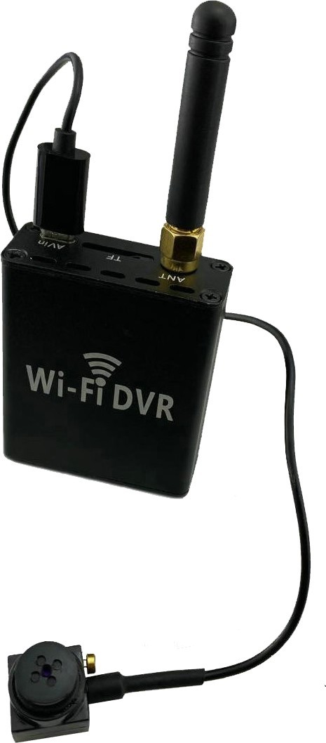 Caméras bouton + module WiFi DVR pour la transmission en direct