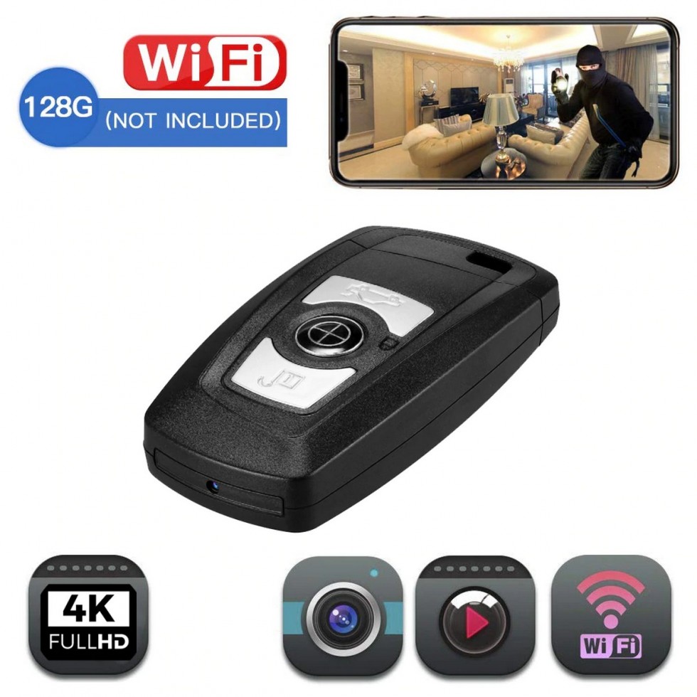 porte-clés caméra espion wifi 5k