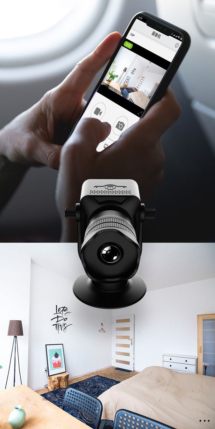 Caméra espion en direct via l'application sur mobile