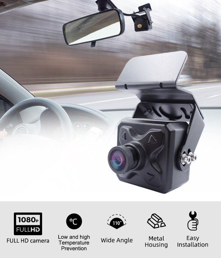 Caméra de voiture intérieure FULL HD Objectif AHD 3,6 mm