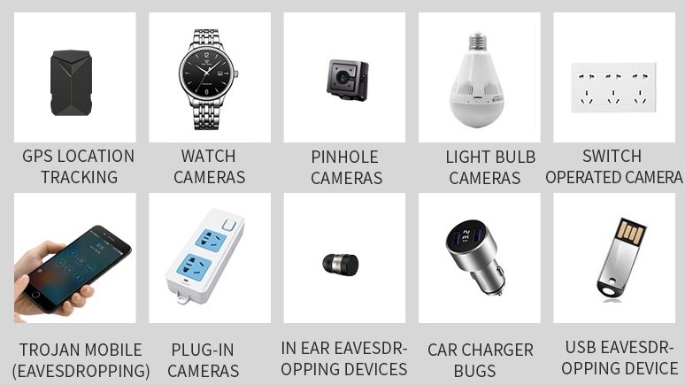 détecteur de caméras et de bugs, appareils wifi et gps