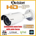 Caméra IP HD 4Mpx large avec 50m IR Varifocal - couleur blanche