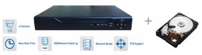 Enregistreur DVR AHD (HD720p, 960H) - 4 canaux + 1To HDD