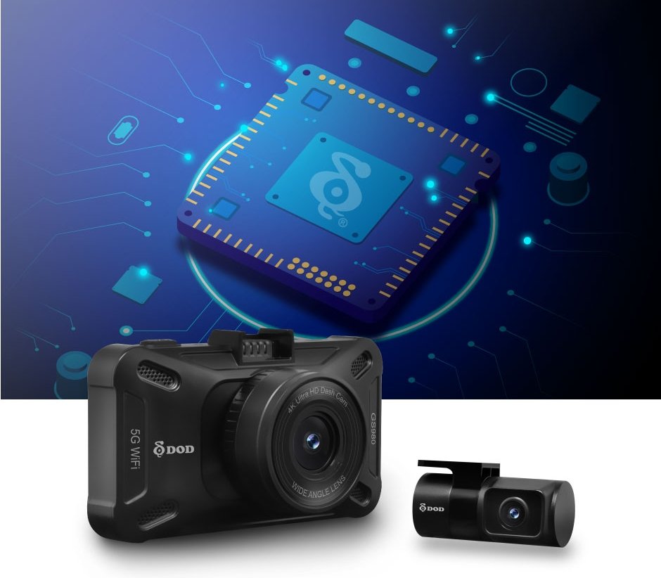 caméra de voiture professionnelle dod gs980d - une nouvelle génération de caméras