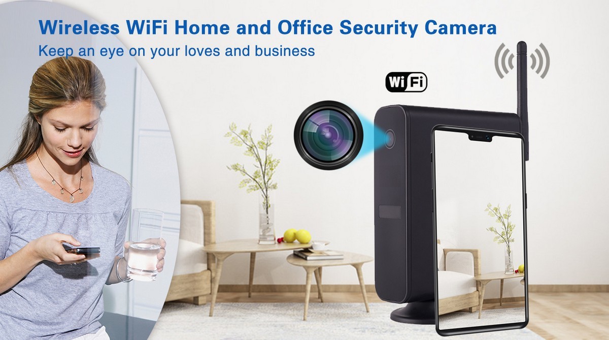 caméra de sécurité sans fil - pour routeur caché à la maison et au bureau