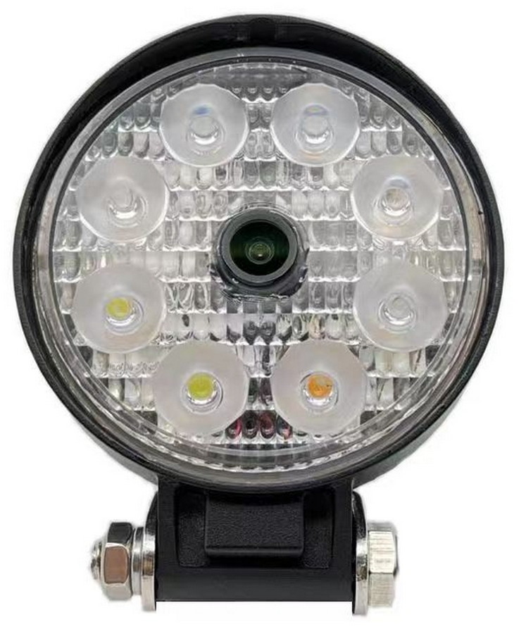 Caméra combinée (de travail ou de recul) avec FULL HD + lumière LED puissante de travail