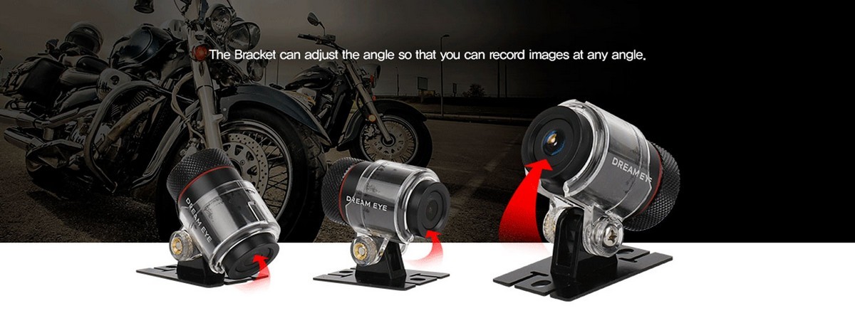 caméra double moto - caméra Full HD