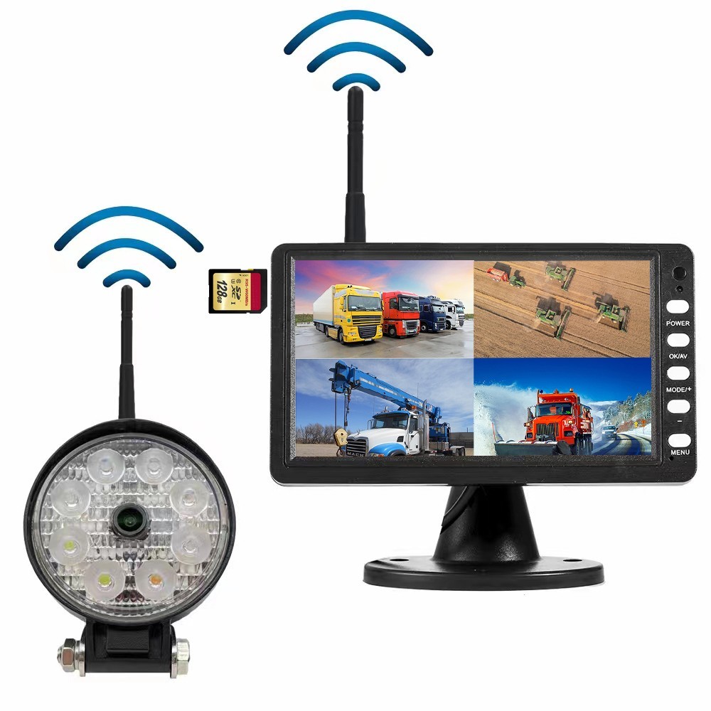 Caméra de voiture supplémentaire étanche IP68 120° WIFI HD + 18 LED IR