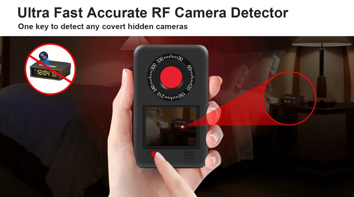 détecteur de caméra - détection professionnelle des caméras cachées