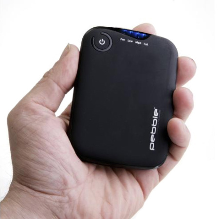 chargeur de batterie portable Pebble et un