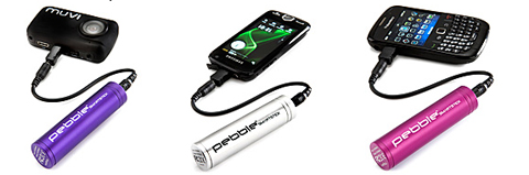 Pebble SmartStick Batterie Externe - Chargeur pour appareil photo