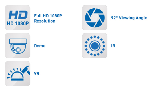 AHD Caméra Spécification 0000468