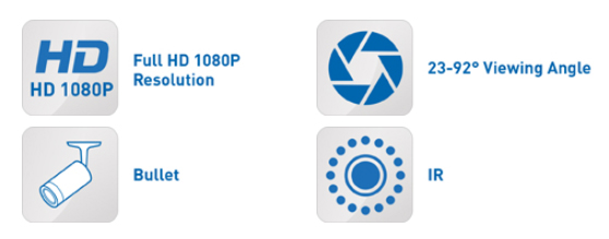 Caméra AHD Spécification IQC1080vhj-3