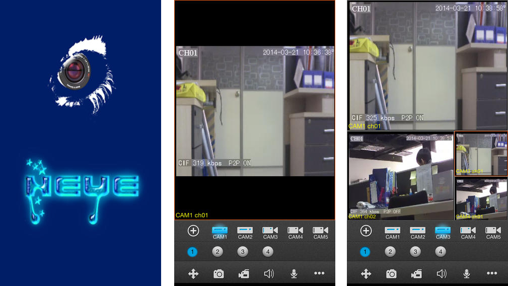 caméra application N-EYE-111