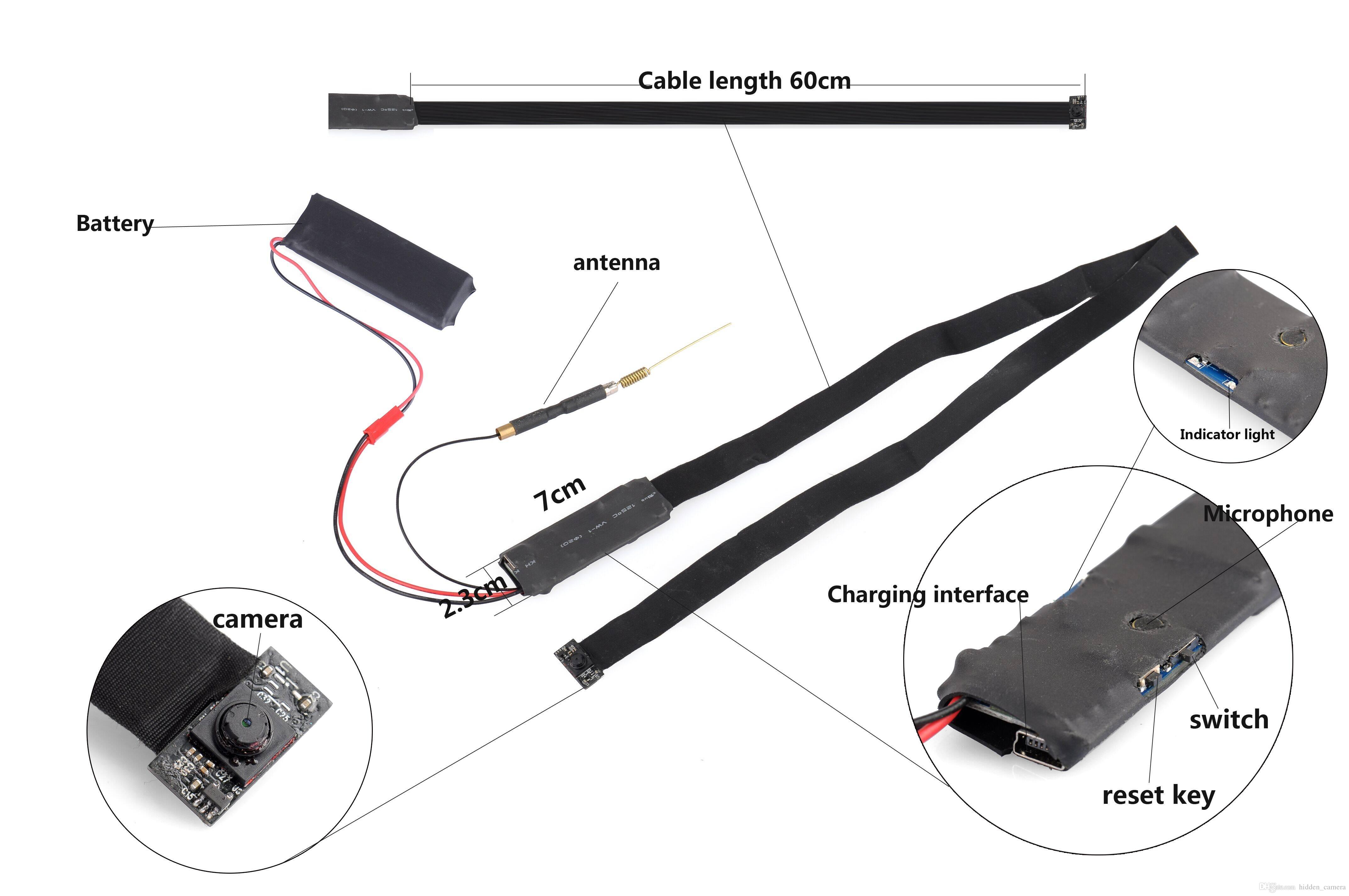 mini-wifi sténopé avec le pouvoir