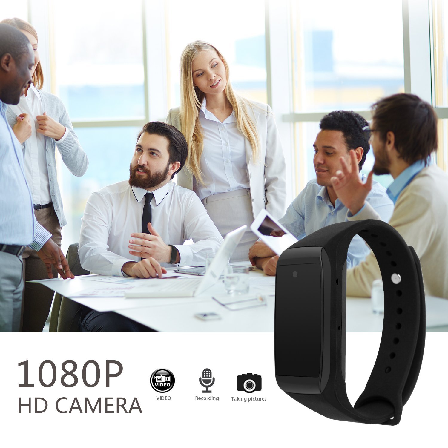 bracelet avec caméra Full HD