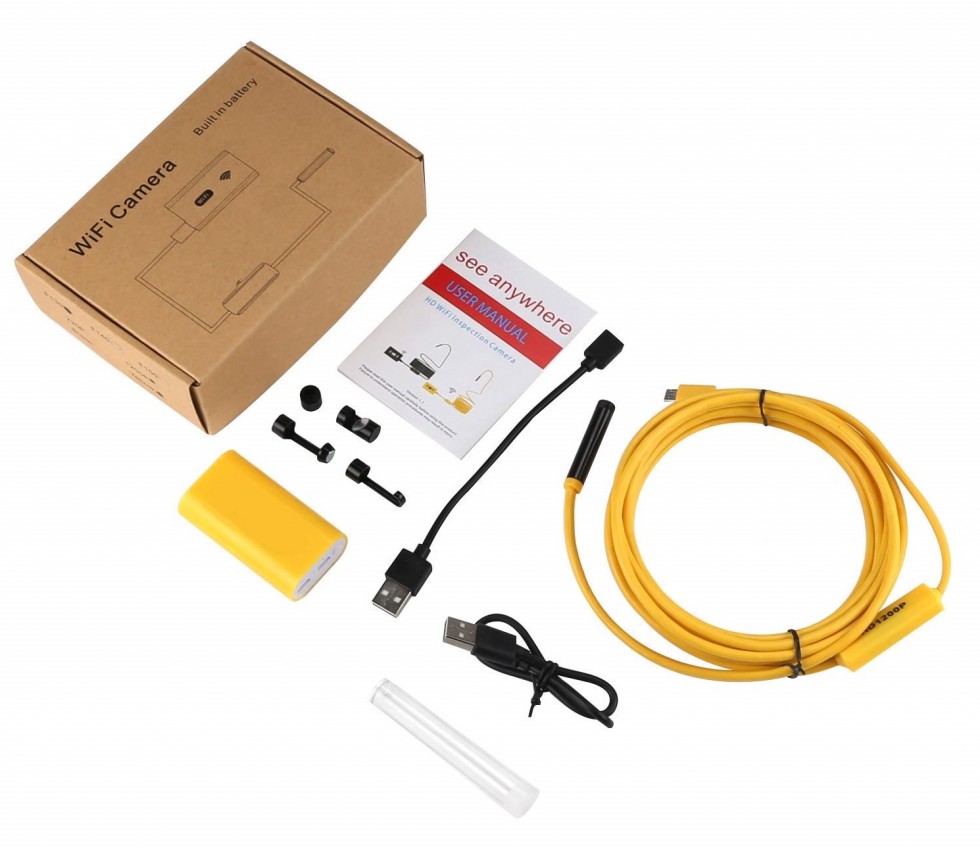 paquet de contenu d'endoscope wifi