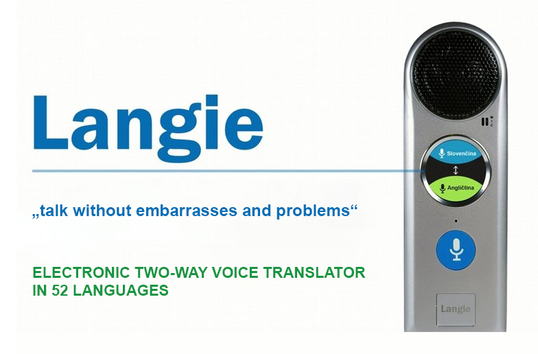 traducteur vocal électronique langie