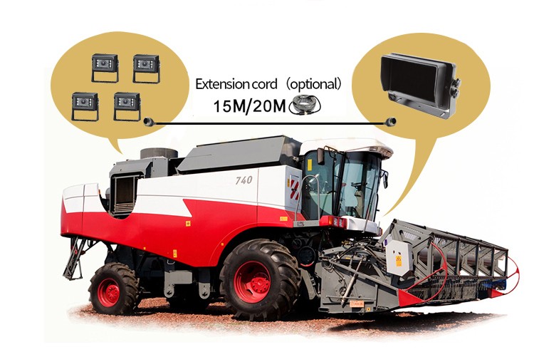 moniteur d'inversion hd pour machines agricoles