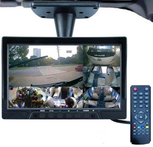 moniteur de voiture dvr avec gps en direct + vue caméras