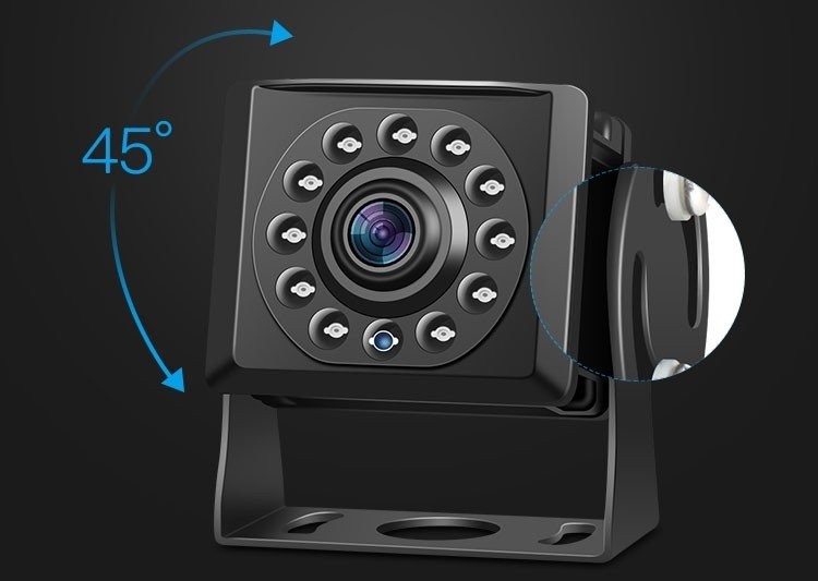 mini caméra de recul avec LED IR
