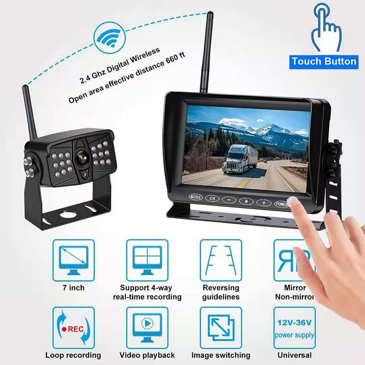 kit d'inversion wifi pour camionnettes