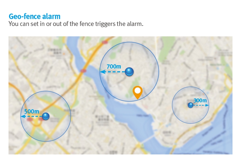 localisateur gps geofence