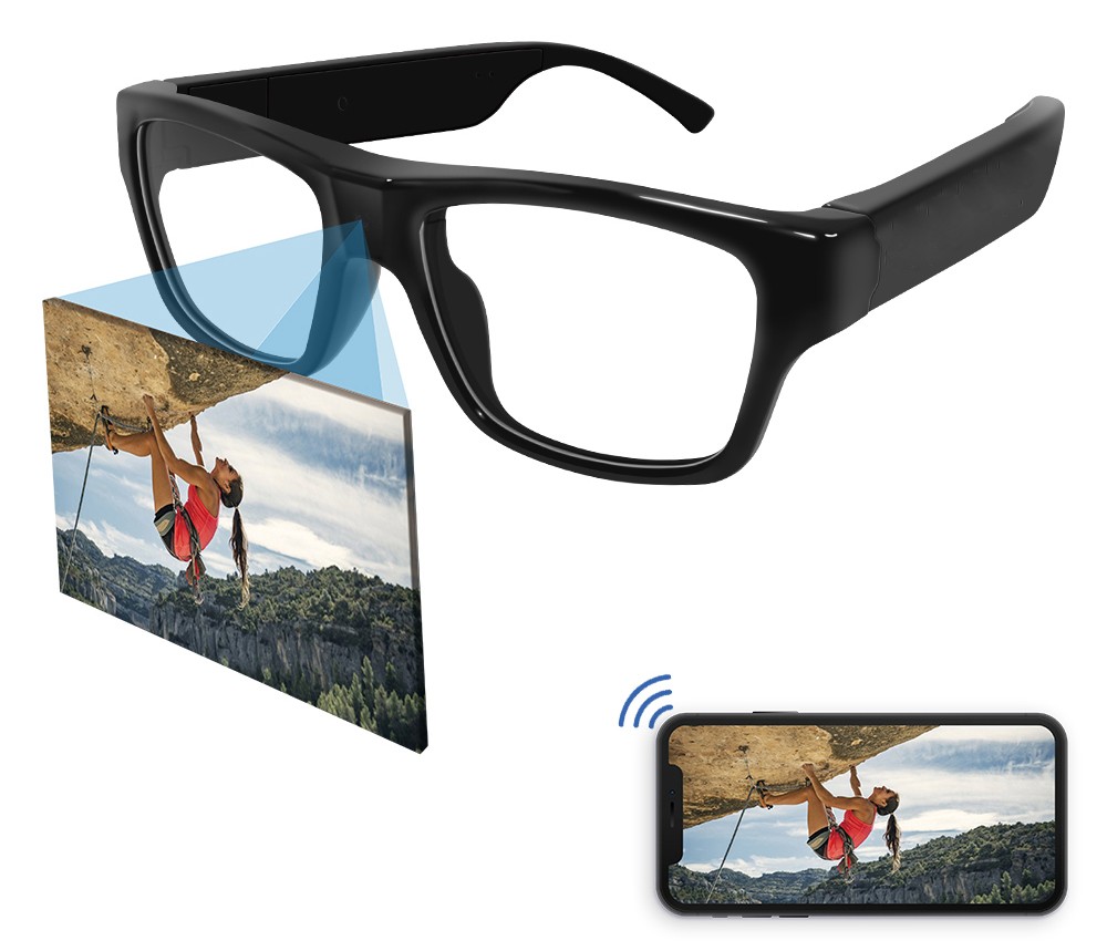 caméra espion wifi lunettes pour téléphone portable