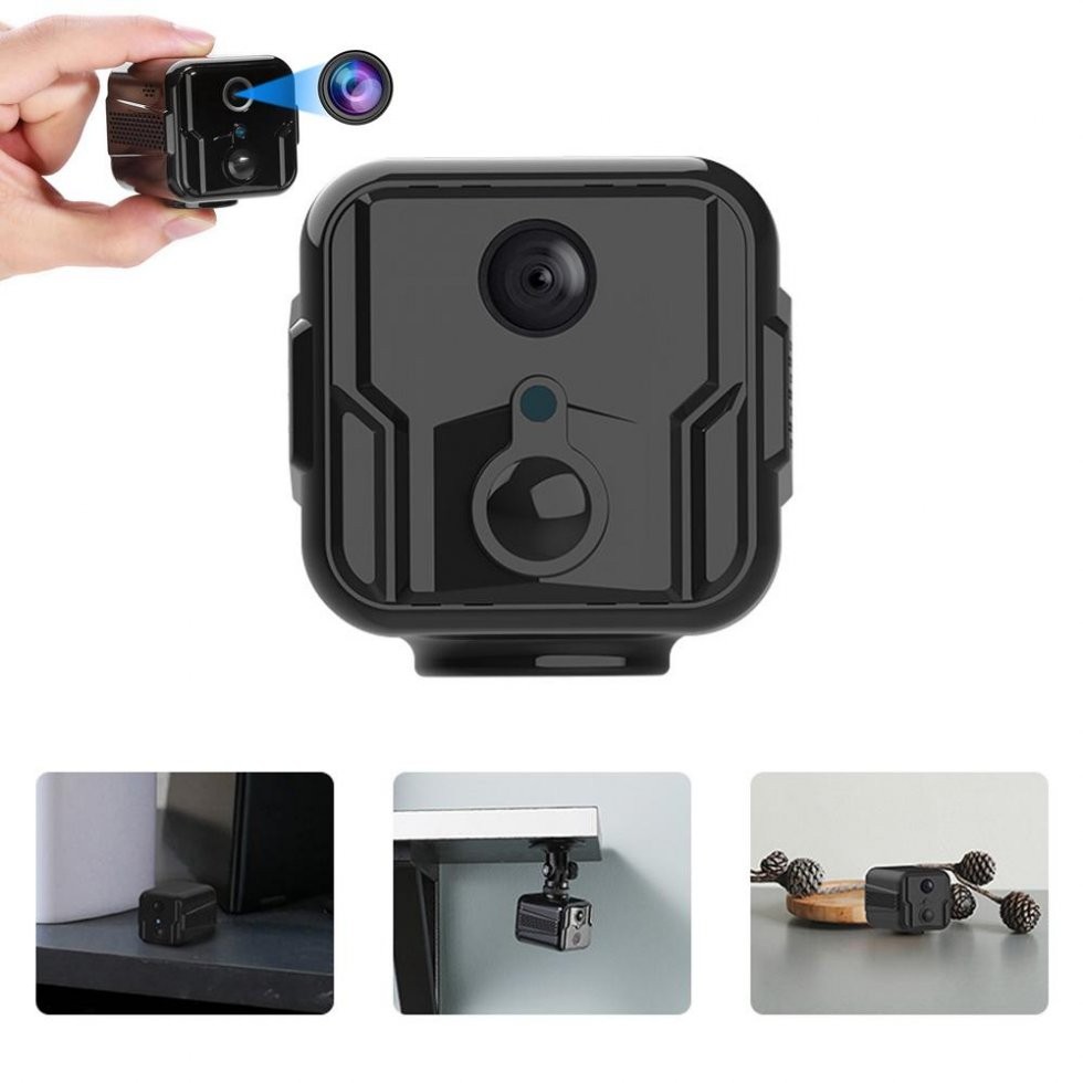 Mini caméra IP avec support commun