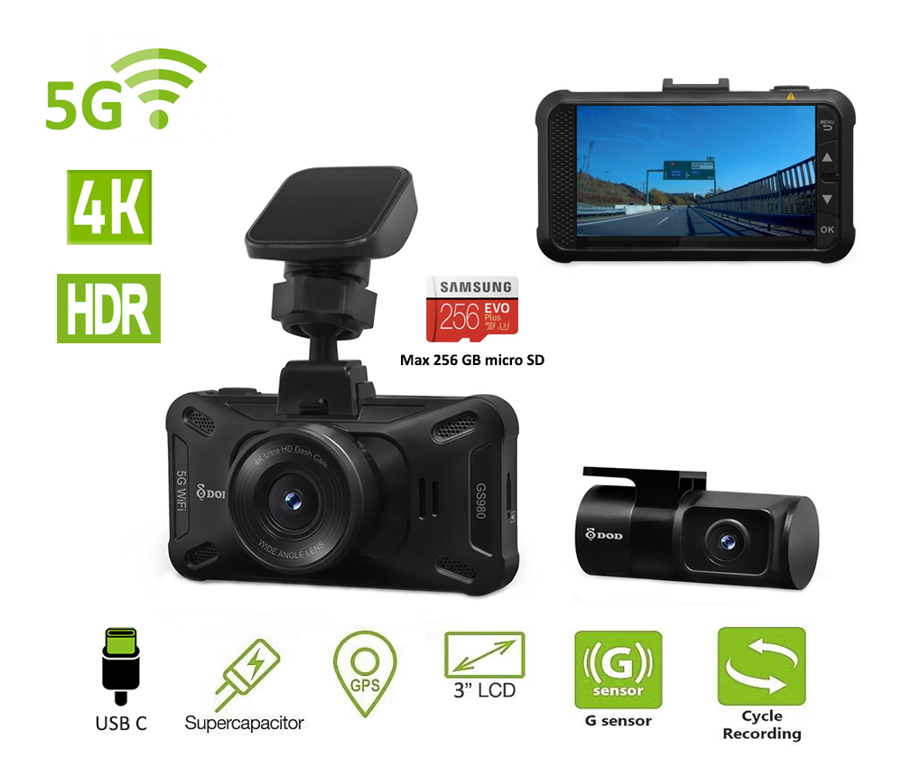 La meilleure caméra de voiture 4k 5G avec GPS